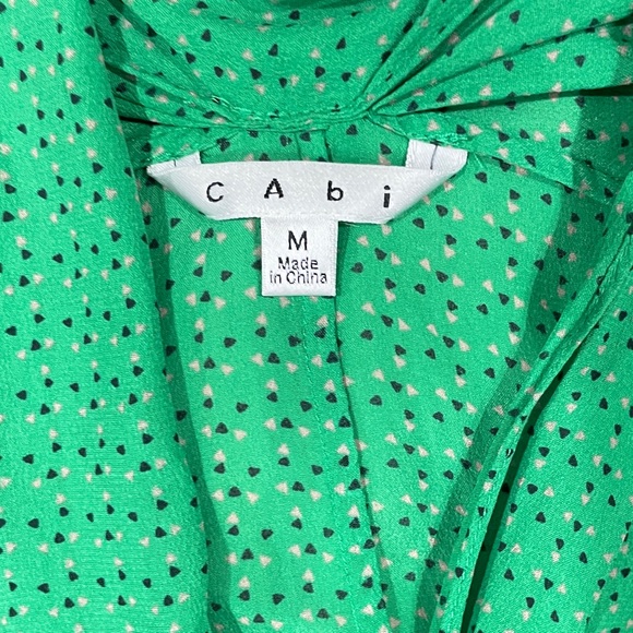 CAbi Sleeveless Top Style #124 Kelly Green Size Medium - Picture 7 of 8